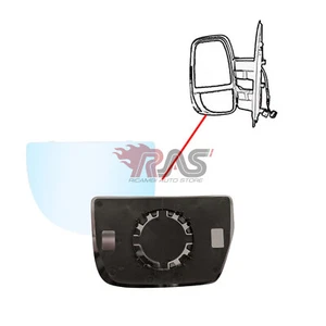 Piastra specchio inferiore sinistra convessa cromata per FIAT IVECO DAILY - Imagen 1 de 1