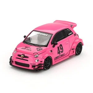Mini GT 1:64 Diecast Model Car LB-WORKS x Abas Works ABARTH 595 Pink - Picture 1 of 4