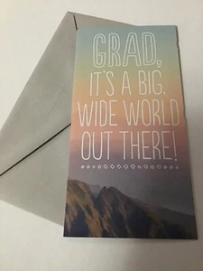Graduation Congratulations Money/Gift Card Hallmark Heartline Greeting Card - Picture 1 of 5
