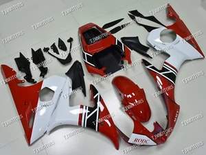 Fit for 03-04 YZF R6 Red White Anniversary ABS Injection Bodywork Fairing Panels - Picture 1 of 8