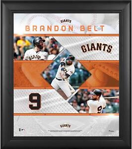 Brandon Belt San Francisco Giants Framed 15" x 17" Stitched Stars Collage