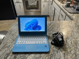 HP Stream 11-y010wm Laptop Intel Celeron N3060 1.60GHz 4gb RAM 32gb EMMC Win11 - Picture 1 of 7