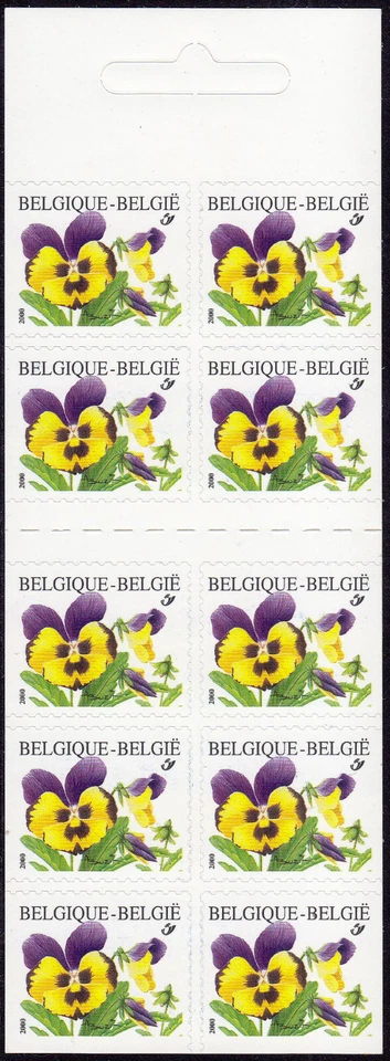 Belgium 2000 Booklet (PZB 36) Flower - Image 1 of 1