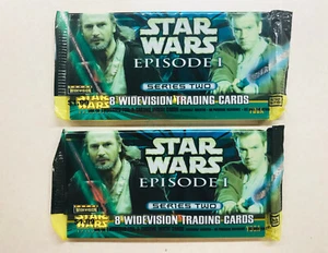 2x STAR WARS Episode I Topps Widevision SR2 Trading Card Packs (1999) - Picture 1 of 3