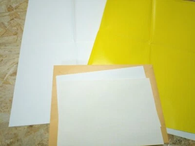 PRODIGITAL Carta Carbone Gialla Bianca, 2 Fogli Max Formato Carta COPIATIVA Carta Ricalco