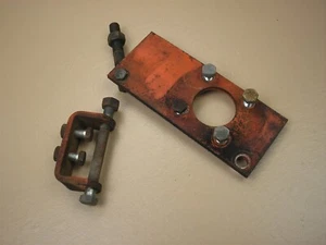 Power King Economy 1618 1614 2418 Tractor Hydraulic Oil Pump Mounting Brackets  - Picture 1 of 2