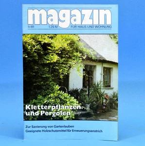 DDR Magazin für Haus und Wohnung 9 1989 Kletterpflanzen Bauernhaus Pergolen J - Bild 1 von 1
