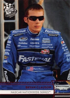 BRYAN CLAUSON #41 • 2009 Press Pass Racing •RED PARALLEL• - Image 1 of 2