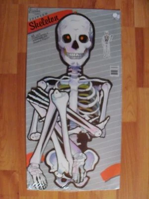 45" Esqueleto Articulado Decoración Halloween De Colección Eureka Nuevo de Lote Antiguo Foto 1 de 2