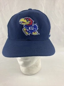 Vintage 90’s Kansas Jayhawks Embroidered Snapback Hat Sports Specialities - Picture 1 of 10