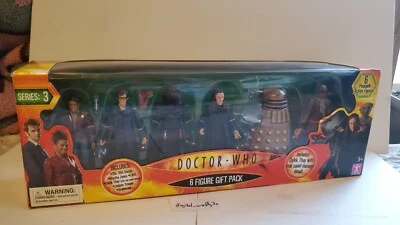 Rare 2004 - DOCTOR WHO BBC SERIES 3 - 6 Figure Gift Pack - New Sealed - Image 1 of 4