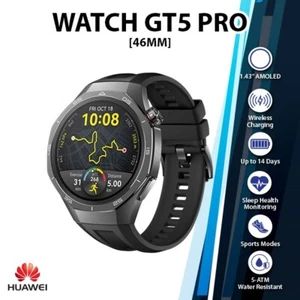 Huawei Watch GT 5 Pro Bluetooth iOS Android Smartwatch (Black/46mm/1.43”/AMOLED) - Picture 1 of 4