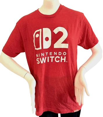 Camiseta Promocional Empleado Nintendo Switch 2 Red Staff Edición Limitada - Pequeña Foto 1 de 4