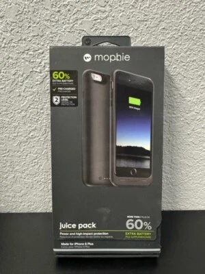 mophie Juice Pack External Battery Case for iPhone 6 Plus/6s Plus - Black… - Image 1 of 4