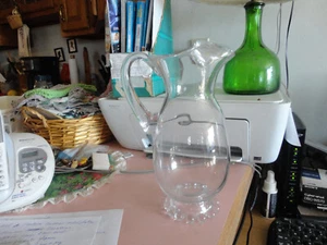 Imperial Candlewick 40 oz Manhattan pitcher-rare and mint 400/18 - Picture 1 of 2