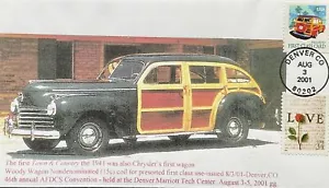 GG (Gary Gozemba) Cachet 3522 Woody Wagon Marriott AMERICOVER Denver Colorado - Picture 1 of 1