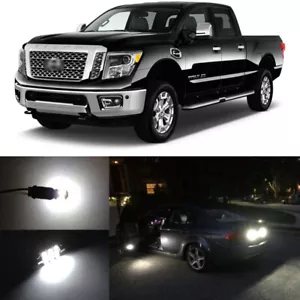 16 x White LED Interior Bulbs Reverse Light For 2016-2019 2020 2021 Titan XD - Bild 1 von 4