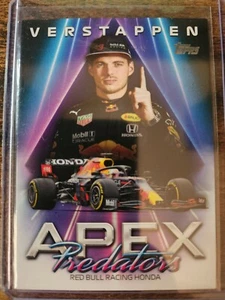 2021 Topps Formula 1 F1 Max Verstappen Apex Predators #AP-MV Red Bull Racing - Picture 1 of 2