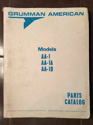格鲁曼美国航空 AA-1、AA-1A 和 AA-1B 零件手册 — 第 1/4 张图片