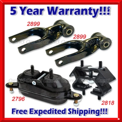L747 Fits 1997-2005 Chevrolet Venture 3.4L FWD Motor & Transmission Mount 4pc - Image 1 of 4
