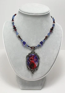 Beautiful Vanities Necklace Crimson Lilly Victorian Fairy Pendant by Nene Thomas - Bild 1 von 1