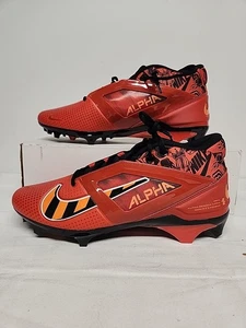 New Men's Size 12 Nike Alpha Menace 4 Pro Picante Red Football Cleats FQ3984-600 - Picture 1 of 8