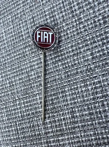 Vintage Fiat Logo Emblem Metal Automotive Lapel Hat Stick Pin RARE - Picture 1 of 4
