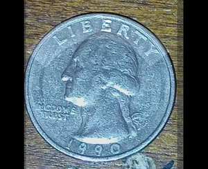 1990-P Washington Quarter Multiple Errors - Picture 1 of 7