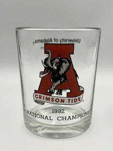 University Of Alabama 1992 National Champions Crimson Tide Glas - Bild 1 von 4