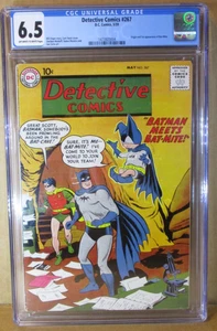 Detective Comics 267 CGC 6.5 OWW 1° BAT-MITE Batman Robin 1959 DC F+ 1473920004 - Foto 1 di 6