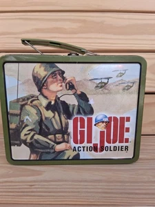 Lunchbox in metallo G.I. Joe ottime condizioni GI JOE LUNCH BOX VINTAGE - Foto 1 di 9