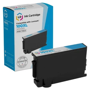 LD 14N1069 100XL Cyan Ink Cartridge for Lexmark S305 S405 S505 S605 Pro705 S816 - Picture 1 of 9