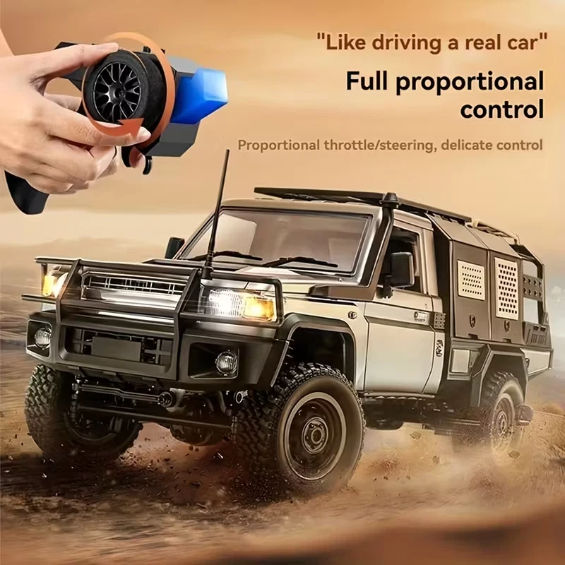 2.4G Full Scale Pickup Short Truck 4WD Climbing Car RC Remote Control Toy - Image 1 of 4