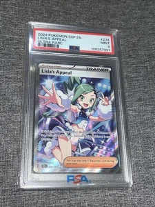 PSA 9 MINT 2024 Pokemon Scintille Urgenti LISIA'S #234 Ultra Rara come nuova - Foto 1 di 2