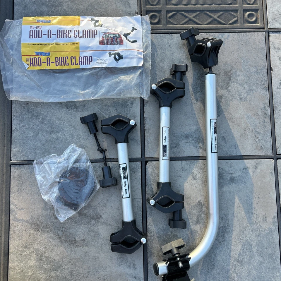 Sistema de transporte de bicicletas TopLine Uni-Grip (para cama de caminhão) até 4 bicicletas - Imagem 1 de 4