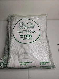 Paquete de 6 camisetas Fruit Of The Loom para hombre XL blancas de algodón manga corta cuello en V - Imagen 1 de 5