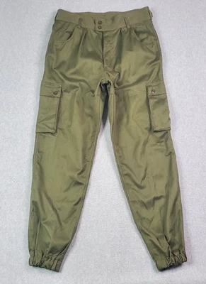 Vintage French Army Cargo Jogger Pants Military Trousers Size Large (34X33) 70s - Image 1 of 4