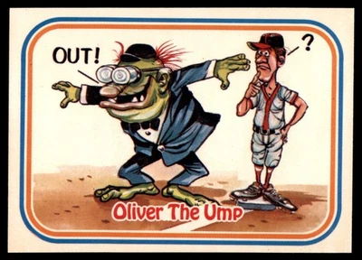 1988 Leaf Awesome All-Stars Oliver The Ump #18 Sticker Card - Image 1 of 2