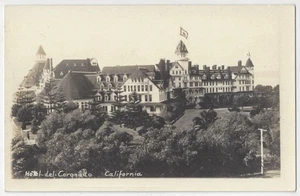 1910 Coronado Island, San Diego, Kalifornien - ECHTFOTO Hotel Del, alte Postkarte - Bild 1 von 2