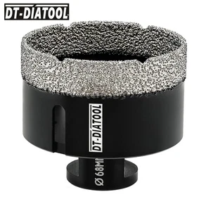 DT-DIATOOL 1 pieza M14 68 mm seco vacío soldado diamante taladro núcleo broca sierra perforadora - Imagen 1 de 6