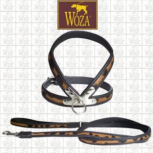 WOZA Premium Ledergeschirr+Leine Vollleder 3Lagig Fellleder Soft Rindnappa S1750 - Bild 1 von 1
