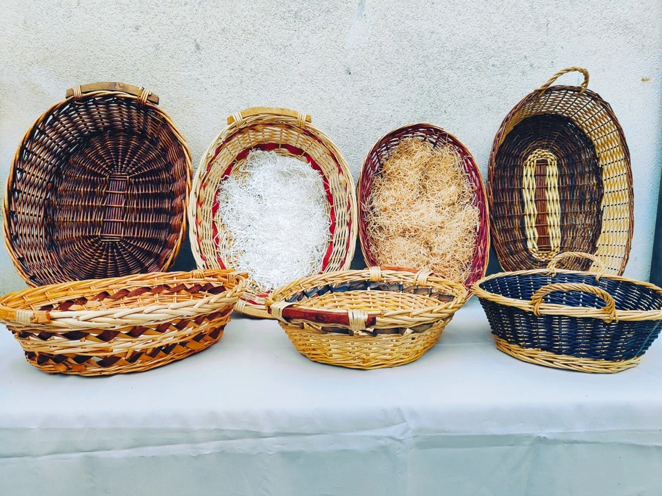 Ceste in vimini medie e grandi in totale n.7x10€/l'una - Immagine 1 di 2