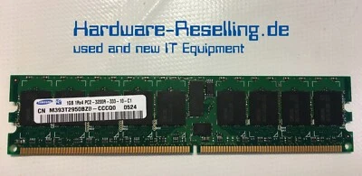 Samsung HP 1GB DDR2 PC2-3200R 400MHz ECC Regular RAM M393T2950BZ0-CCCQ0 - Immagine 1 di 2
