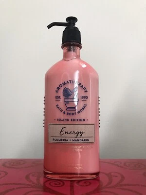 Bath & Body Works Aromatherapy ENERGY PLUMERIA MANDARIN Body Lotion 6.5oz RARE - Image 1 of 2