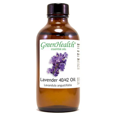 4 fl oz Lavender 40/42 Essential Oil (100% Pure & Natural) - GreenHealth