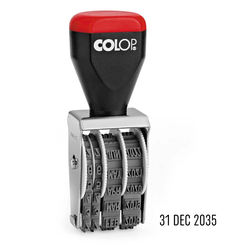 COLOP Dater Stamp Multiple Height Options (mm) Self-Inking Date Number Office