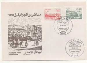 FDC busta 1 ° giorno Algeria 1991 vista di Algeri - Foto 1 di 1
