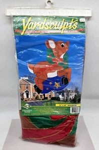 Vintage 1999 NCE Rentier Yardsculpts Weihnachtsdekoration Hof/Garten 32" x 40" - Bild 1 von 5