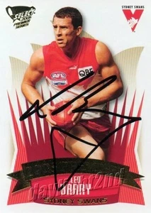 Signed 2005 SYDNEY SWANS AFL Premiers Card LEO BARRY - Bild 1 von 1