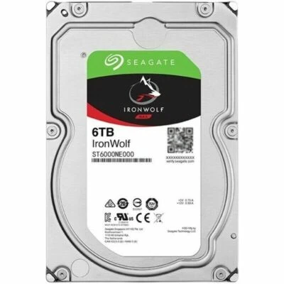 Seagate IronWolf Pro ST6000NE000 6TB Hard Drive 3.5" Internal SATA 7200rpm - Image 1 of 4